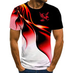 MEELANO Eagle | T-shirt til mænd – Markant Ørneprint, Førsteklasses Bomuld & Moderne Maskulinitet Rød