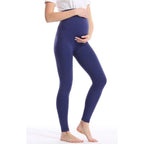 MEELANO Joy Graviditetsleggings – Smalle Højtaljede Gravid Leggings med Mavestøtte, 4 Farver, S–2XL – Zahara Lilla