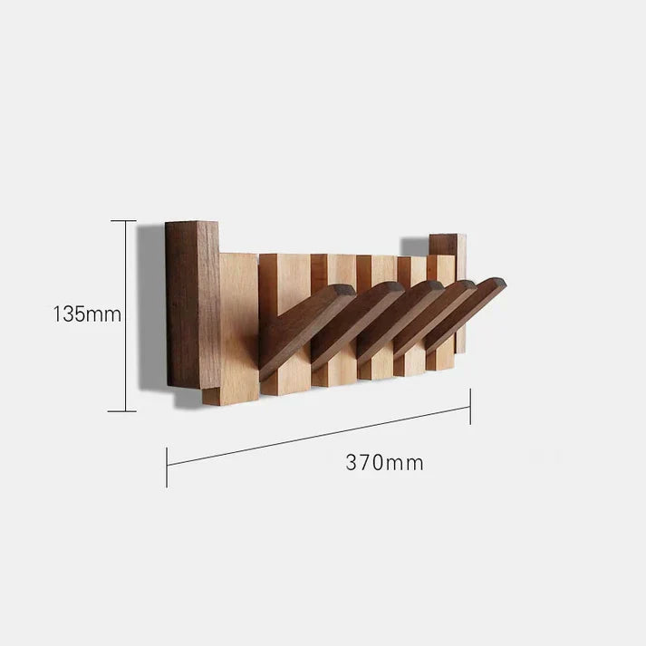 MEELANO Håndlavet Træ Kapstok med Piano Design – Stilfuld og Funktionel