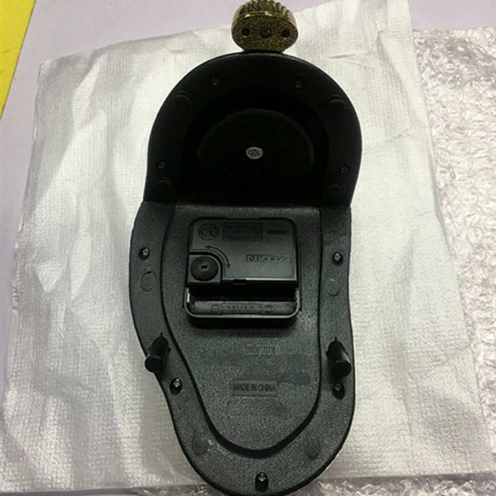 MEELANO Smeltende Ur Kunstskulptur Inspireret Af Tidens Utholdelighed Til Hylde - Vækkeur