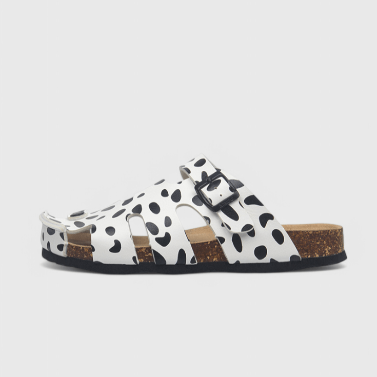 MEELANO Elora | Dame Sandaler – Eksklusivt Håndværk & Diskret Luksus Dalmatinerprint