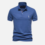 MEELANO Herre Poloshirt Kortærmet Smart Casual Blødt Åndbart Stof Ren Finish