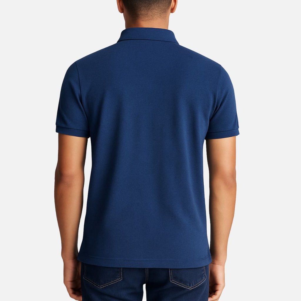 MEELANO Herre Poloshirt Kortærmet Smart Casual Blødt Åndbart Stof Ren Finish