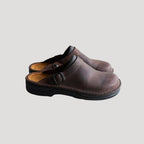 MEELANO Herre Slip-on Loafers Læder Med Justerbar Rem Og Stødabsorbering Brun