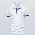 MEELANO Herrepoloshirt i klassisk design i materiale af høj kvalitet hvid