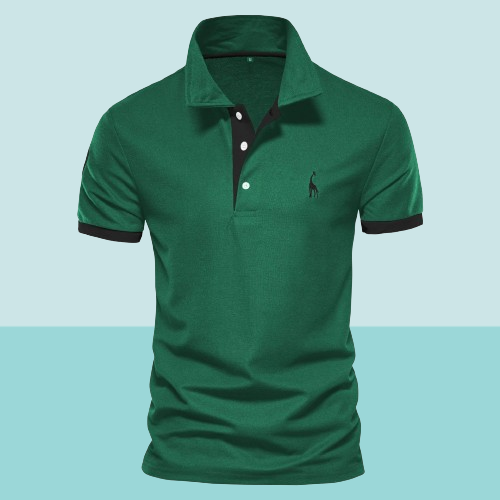 MEELANO Herrepoloshirt i klassisk design i materiale af høj kvalitet grøn