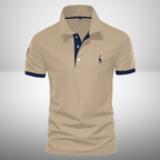 MEELANO Herrepoloshirt i klassisk design i materiale af høj kvalitet khaki