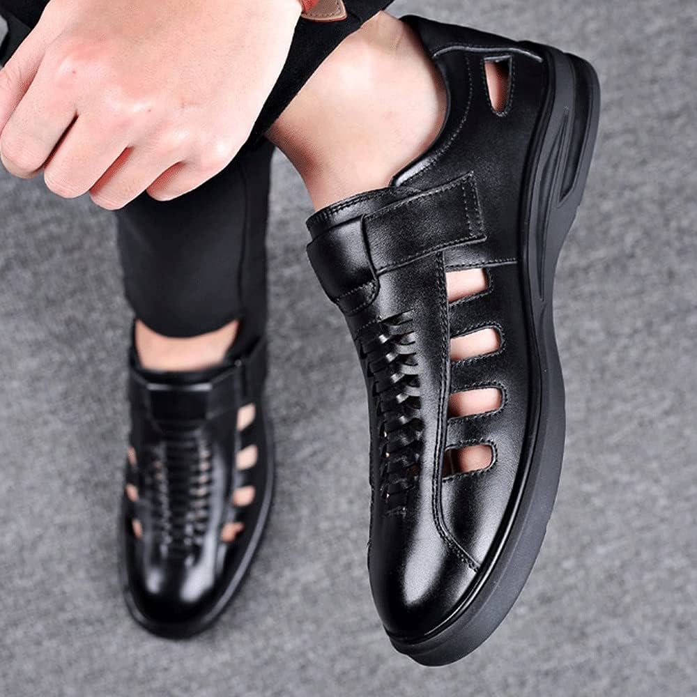 MEELANO Herresandaler i ægte læder