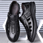 MEELANO Herresandaler i ægte læder