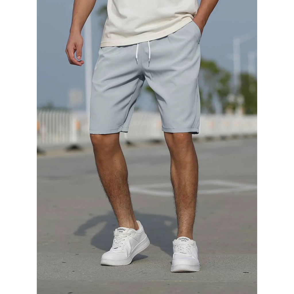 MEELANO Herreshorts i afslappet design | Komfortabel grå