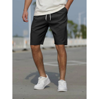 MEELANO Herreshorts i afslappet design | Komfortabel sort