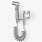 MEELANO Højtrykstoiletsprøjte | Komfortabel og Hygiejnisk Bidetspray Sølv kjole G1 2