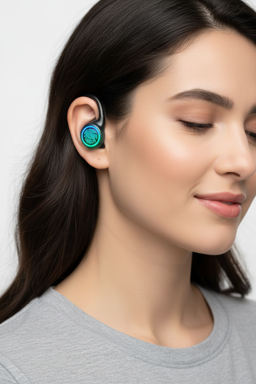 MEELANO Bluetooth 5.3 Høretelefoner Trådløse Over Ear Stereo Støjreducerende ENC Mikrofon