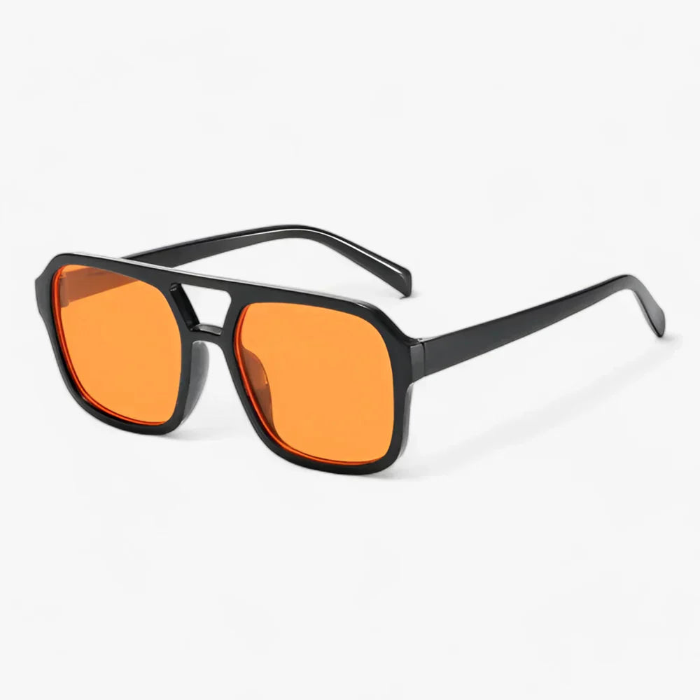 MEELANO Vena | Dame Solbriller – Vintage Firkantet Design, Ikonisk Look & Moderne UV-Beskyttelse Orange