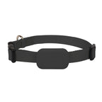 MEELANO GPS-tracker til Hund og Kat – Halsbånd med GPS-tracker, Lokalisering & Bevægelsesalarm, Vandafvisende, 3 Farver Sort