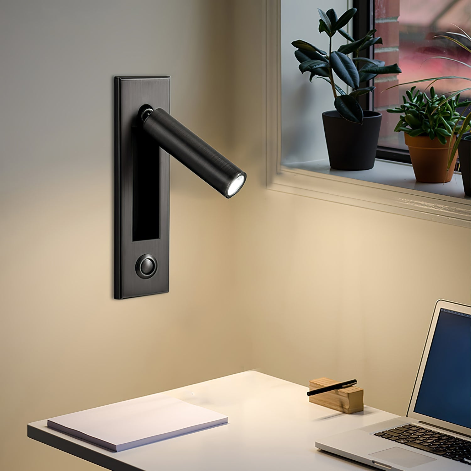 MEELANO Indbygget Væglampe – Minimalistisk Design &amp; Funktionelt Lys
