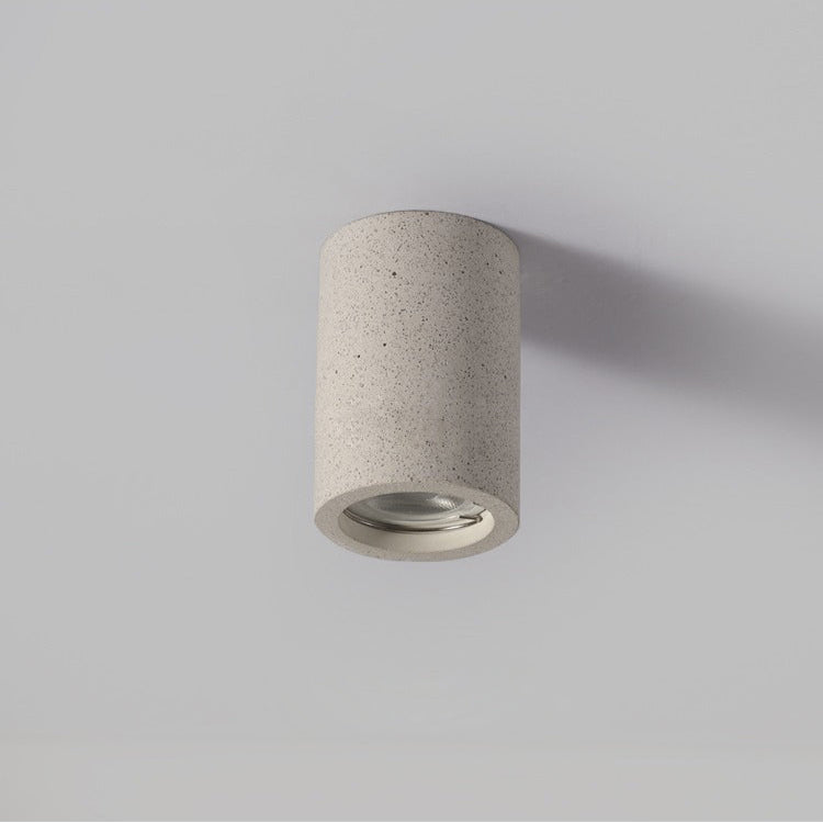 MEELANO Minimalistisk cement overflademonteret loftspot – industrielt downlight til stue, køkken og gang