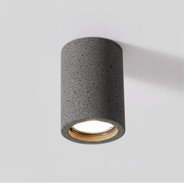 MEELANO Minimalistisk cement overflademonteret loftspot – industrielt downlight til stue, køkken og gang