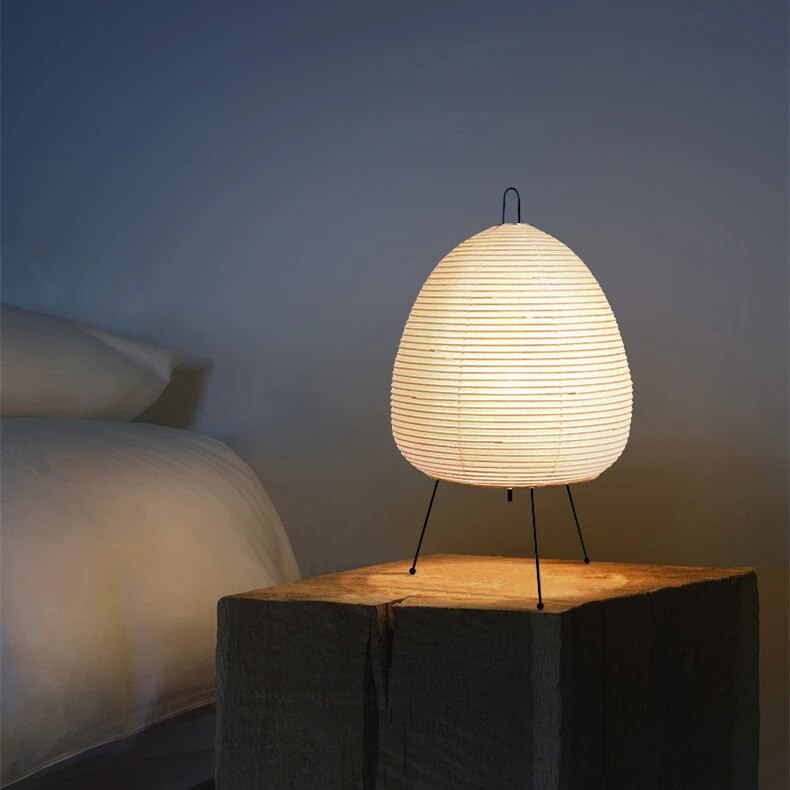 MEELANO Japansk rispapirlampe – Tradition møder moderne design Default