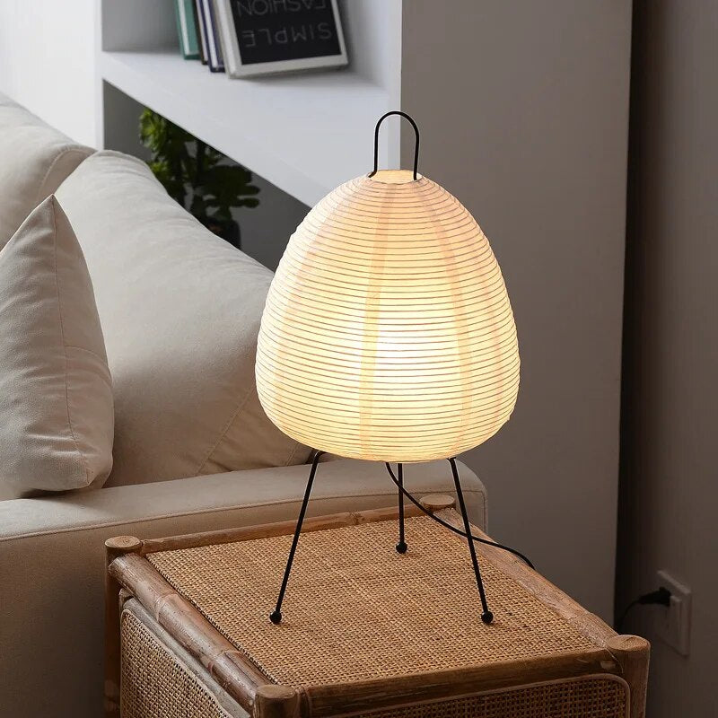 MEELANO Japansk rispapirlampe – Tradition møder moderne design