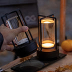 MEELANO Japansk stil LED Touch bordlampe - ZenLight Sort Stil B