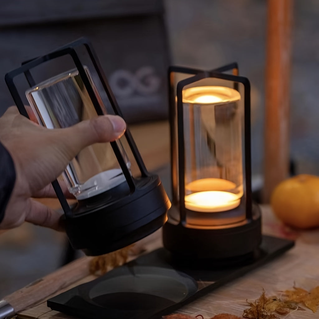 MEELANO Japansk stil LED Touch bordlampe - ZenLight Sort Stil B