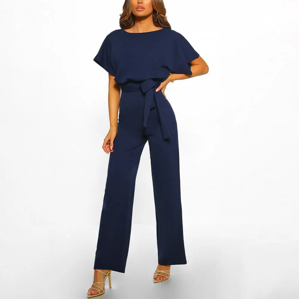MEELANO Pamelo | Damejumpsuit – Lysende silhuet, Moderne snit & Strålende selvsikkerhed mørkeblå