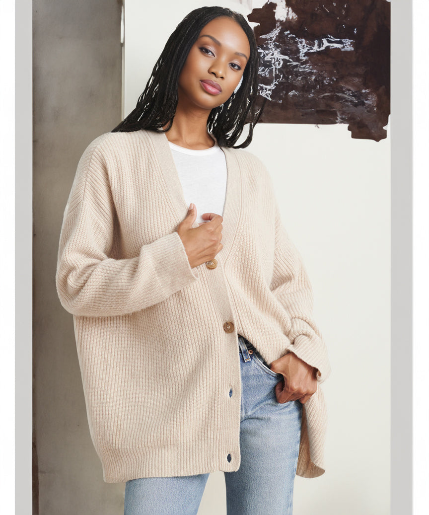 MEELANO Dame Cardigan - Elegant og Blød Striktrøje