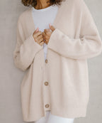 MEELANO Dame Cardigan - Elegant og Blød Striktrøje