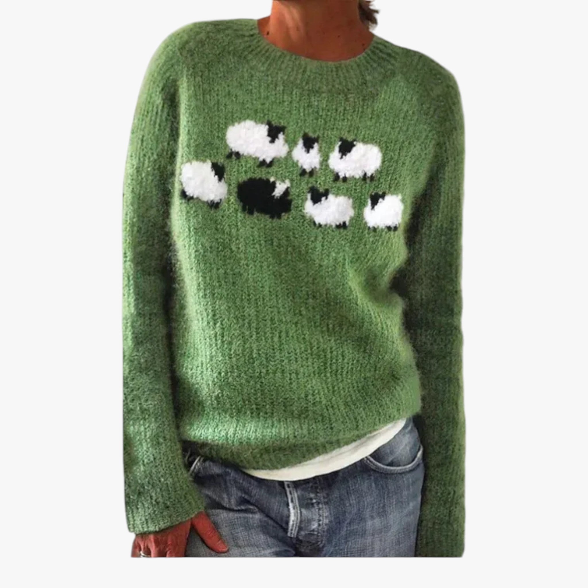 Solis | Dame Retro Stilfuld og Komfortabel Chik Sweater