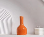 MEELANO Khaleesi Vase – Elegant Keramik & Porcelæn i Moderne Orange Design 2 (Diameter: 8
