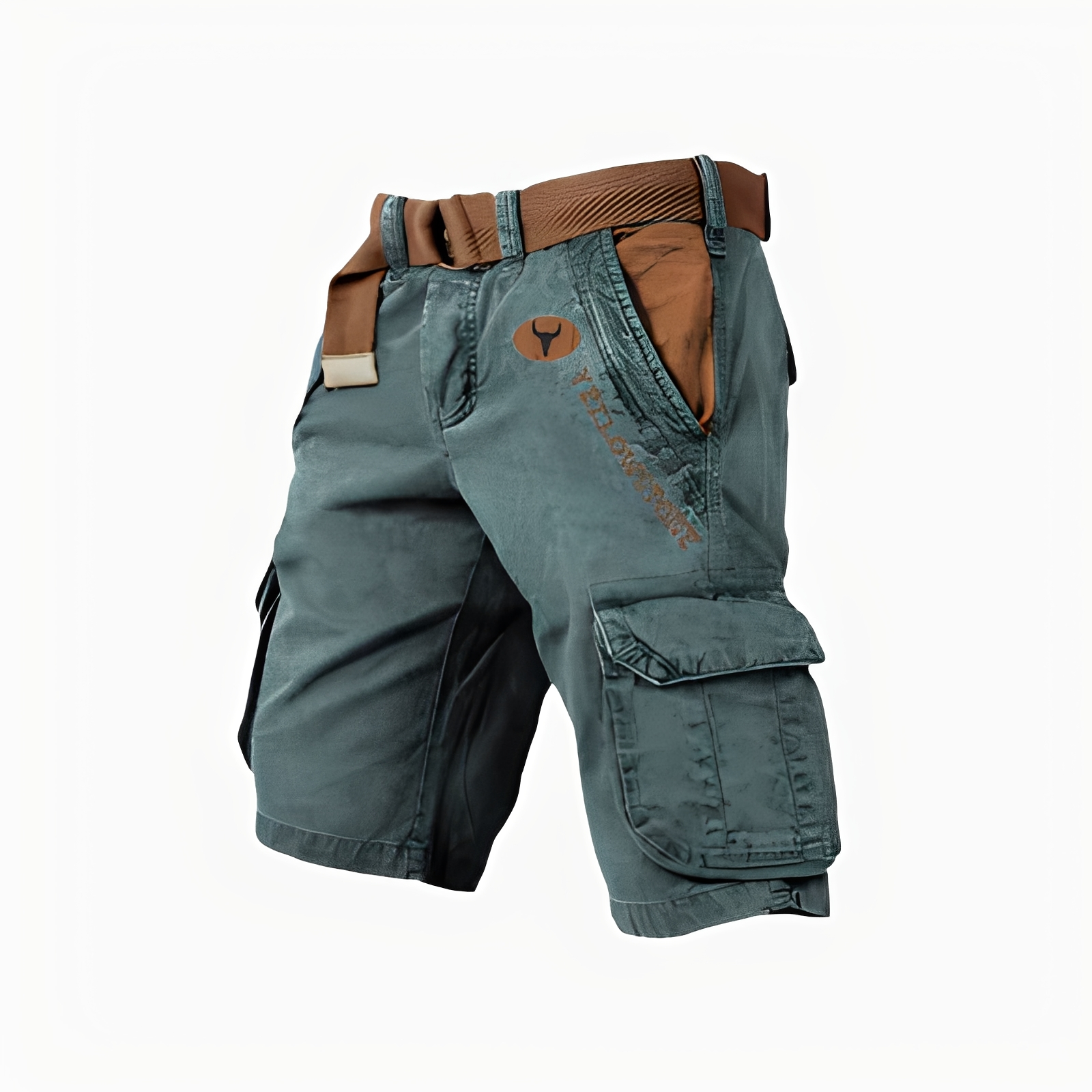 MEELANO Hommes | Cargoshorts til mænd – Ergonomisk Design, Maksimal Komfort & Funktionelle Detaljer mørkegrøn