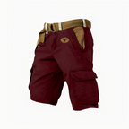 MEELANO Hommes | Cargoshorts til mænd – Ergonomisk Design, Maksimal Komfort & Funktionelle Detaljer rød