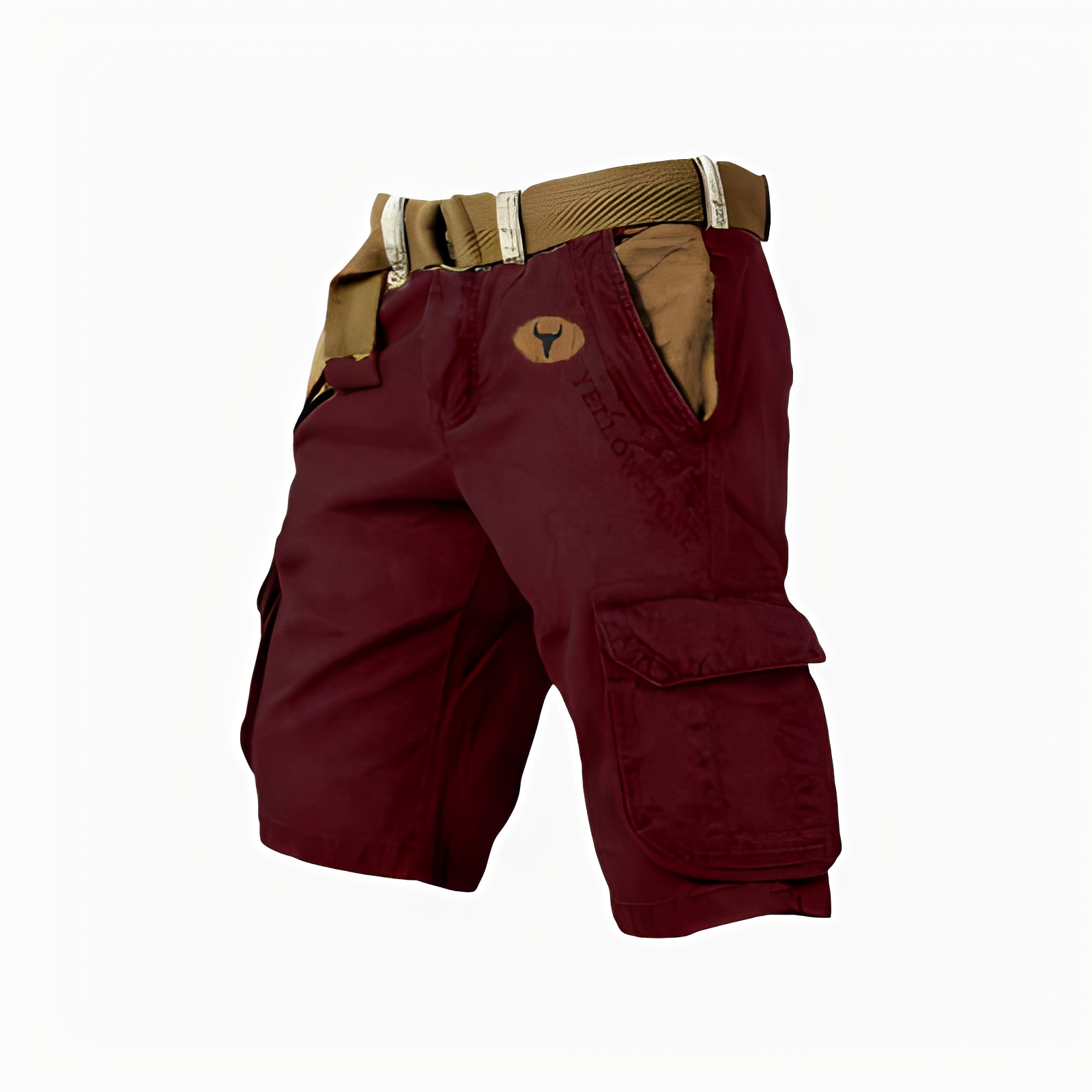MEELANO Hommes | Cargoshorts til mænd – Ergonomisk Design, Maksimal Komfort & Funktionelle Detaljer rød