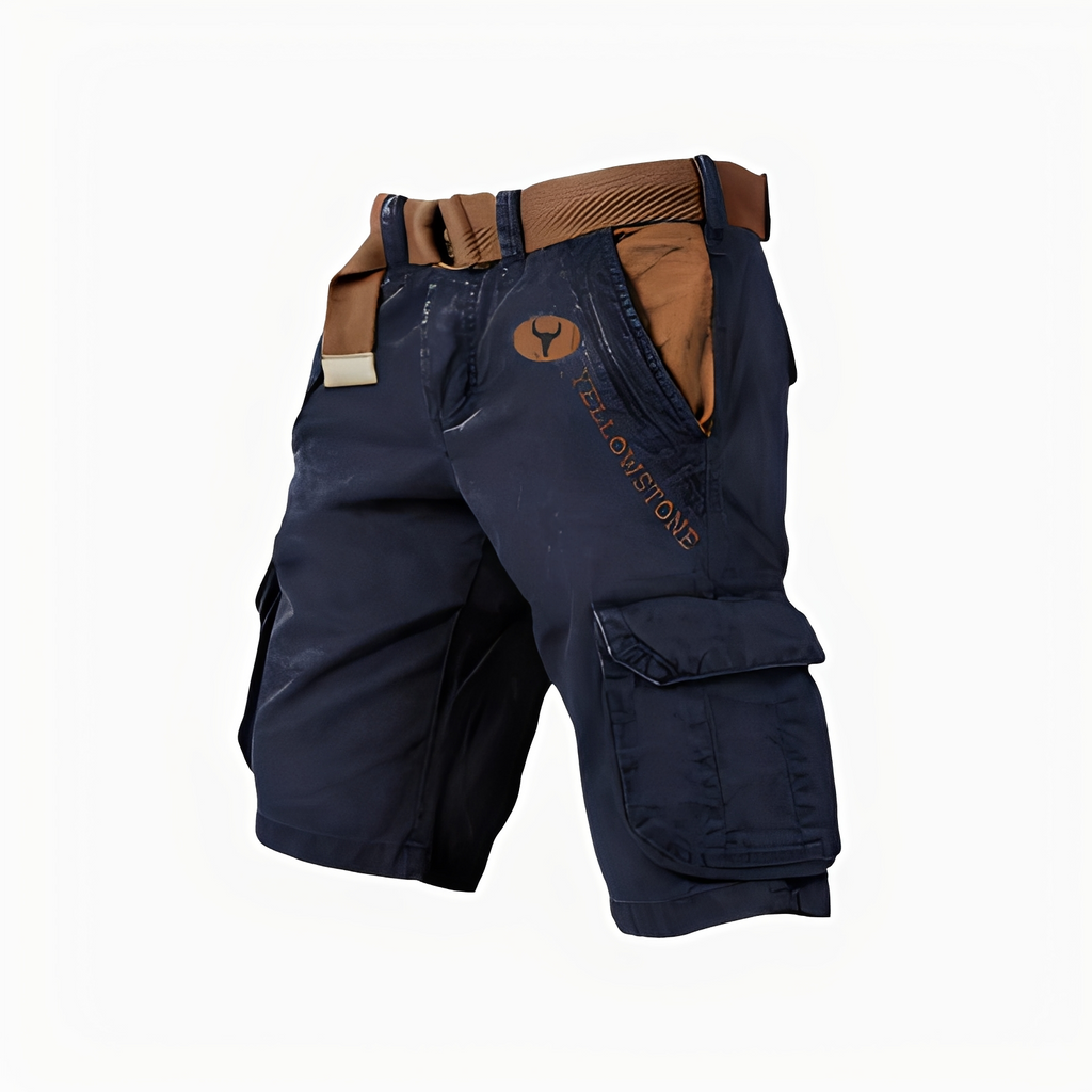 MEELANO Hommes | Cargoshorts til mænd – Ergonomisk Design, Maksimal Komfort & Funktionelle Detaljer marineblå