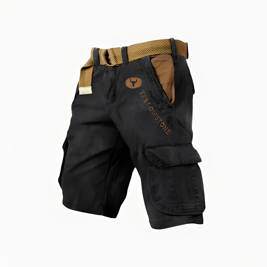 MEELANO Hommes | Cargoshorts til mænd – Ergonomisk Design, Maksimal Komfort & Funktionelle Detaljer sort