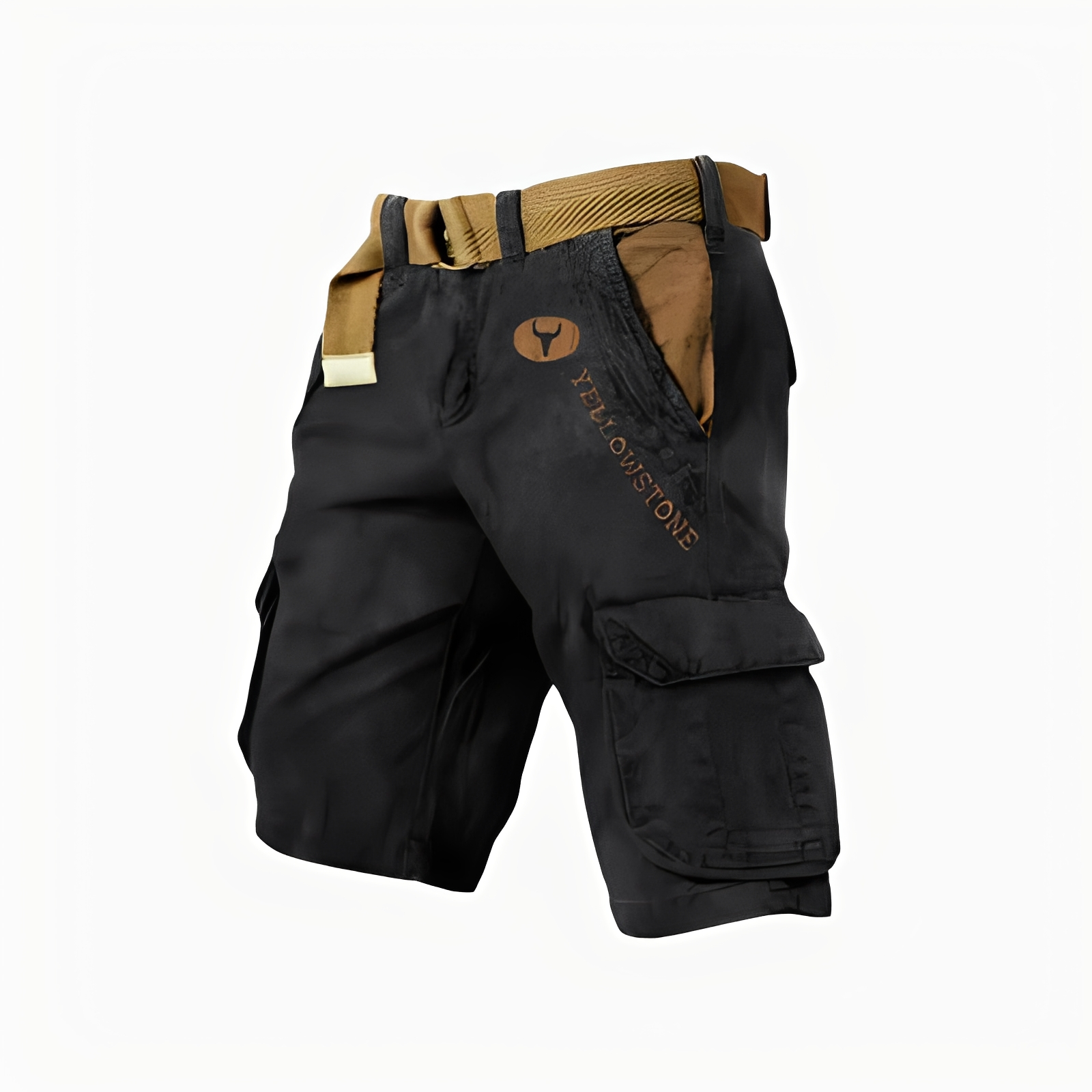 MEELANO Hommes | Cargoshorts til mænd – Ergonomisk Design, Maksimal Komfort & Funktionelle Detaljer sort