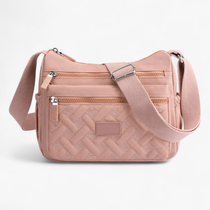 MEELANO Dame Skuldertaske – Klassisk Design & Elegant Læderlook Lyserød