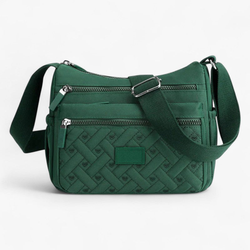 MEELANO Dame Skuldertaske – Klassisk Design & Elegant Læderlook Grøn