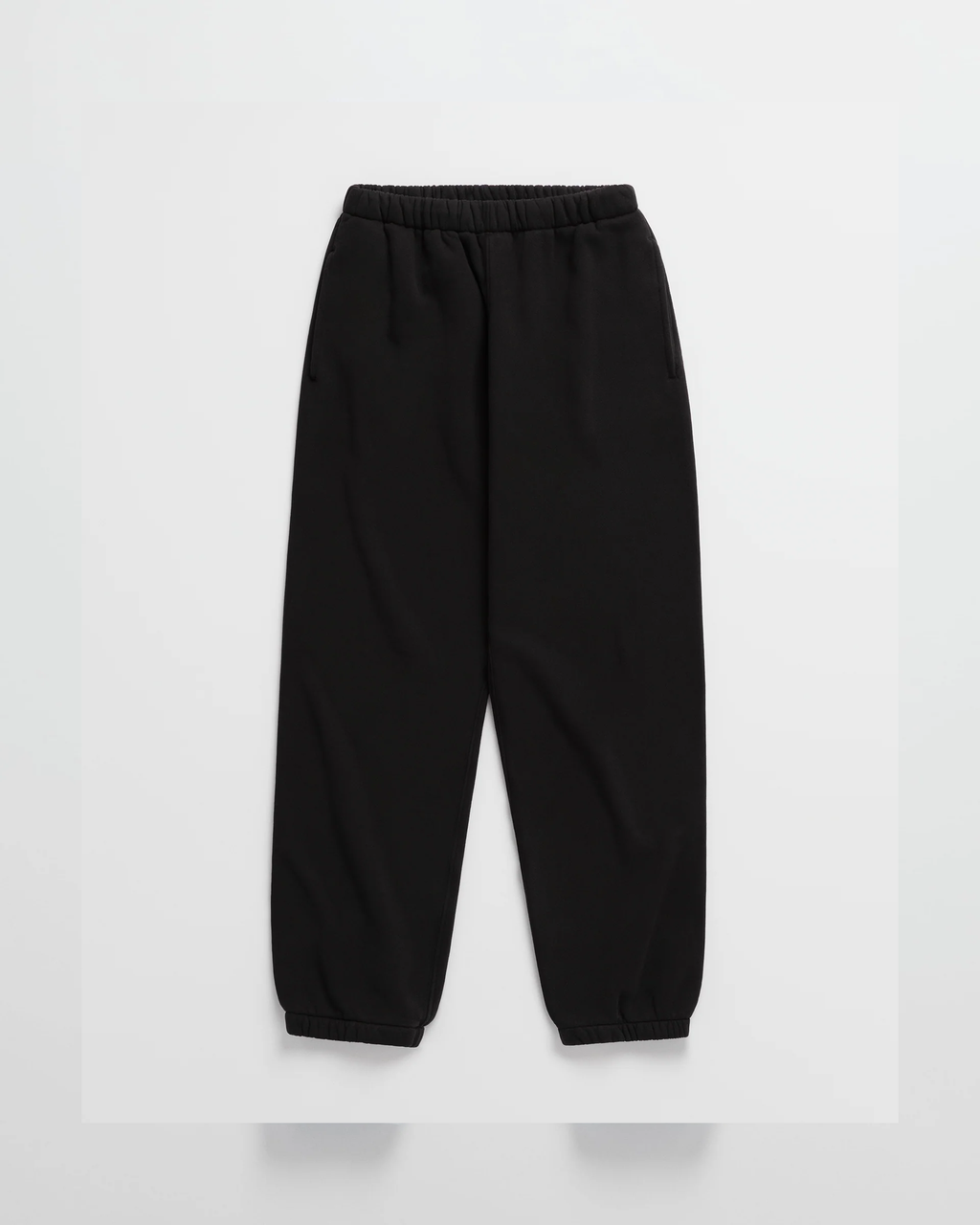 MEELANO Hættetrøje Komfortabel Minimalistisk Med Syninger Langs Hætten Joggingbukser Sort