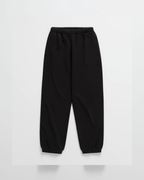 MEELANO Hættetrøje Komfortabel Minimalistisk Med Syninger Langs Hætten Joggingbukser Sort