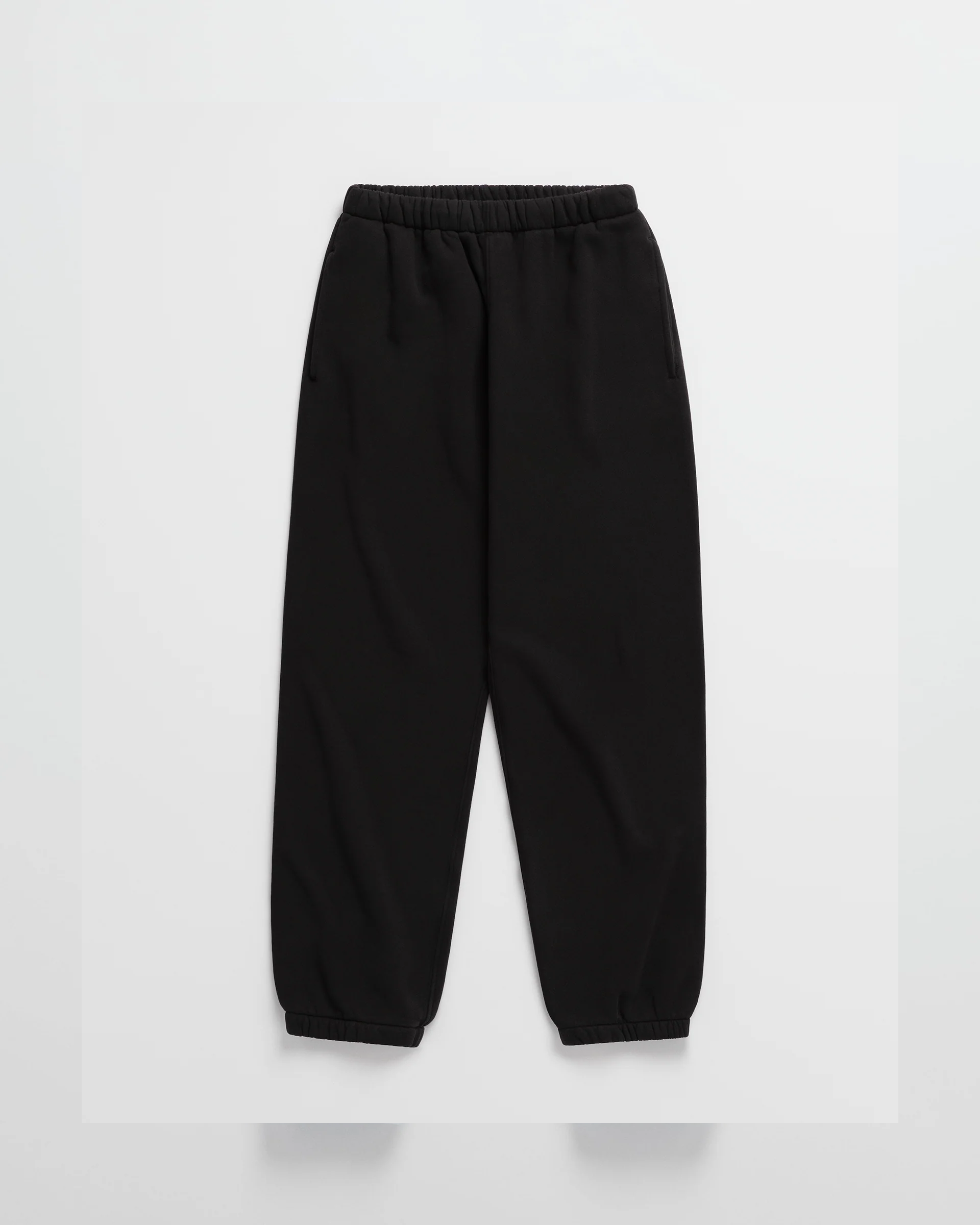 MEELANO Hættetrøje Komfortabel Minimalistisk Med Syninger Langs Hætten Joggingbukser Sort