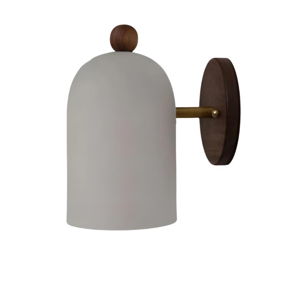 MEELANO Kreativ zen-stil metalvæglampe Hvid