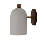 MEELANO Kreativ zen-stil metalvæglampe Hvid