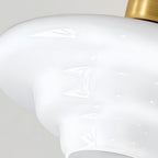 MEELANO Loftlampe i Træ og Glas – Skandinavisk Loftslampe med E27 og LED-pære, til Entré, Køkken & Spisestue, 3 Størrelser