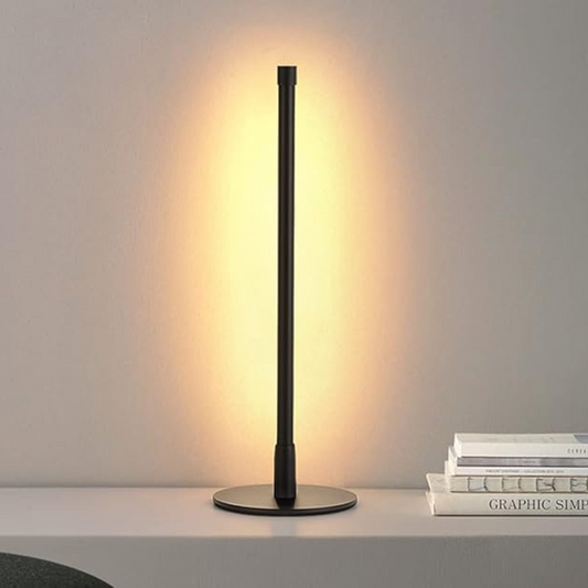 LED Bordlampe med Justerbar Lysstyrke og Amber Glød - Moderne Design 2