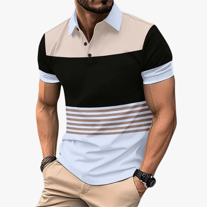 MEELANO Hommes | Herre Polotrøje med Farveblok – Moderne Stil & Komfortabel Bomuld