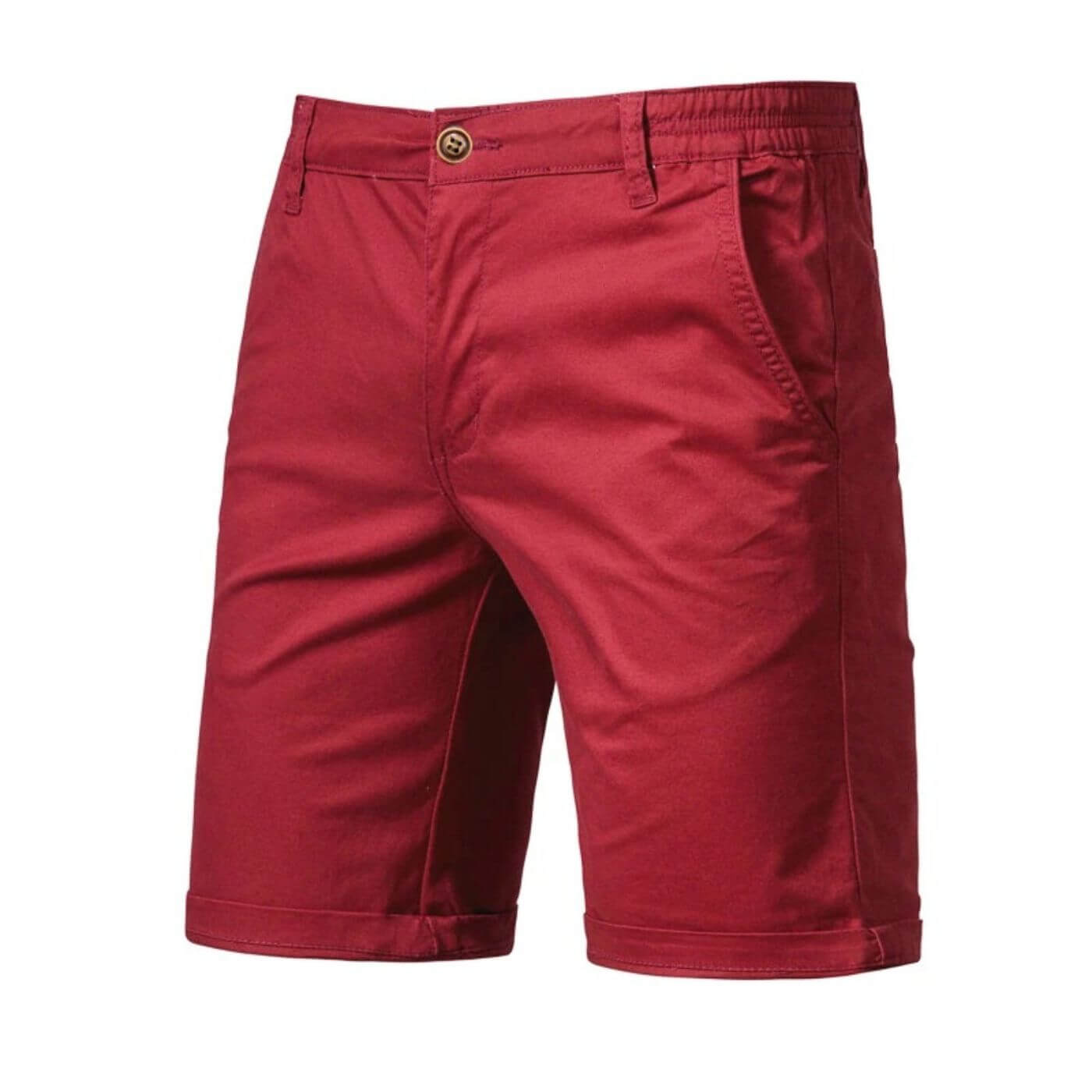 MEELANO Gració | Shorts til mænd – Moderne Snit, Maksimal Komfort & Tidløs Stil Rød 2XL (38)
