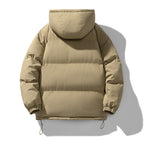MEELANO Quiltet Dynejakke Vinterjakke Herre – Varm Puffer Jakke med Hætte & Lynlås, 9 Farver, S–4XL – Ranches
