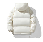 MEELANO Quiltet Dynejakke Vinterjakke Herre – Varm Puffer Jakke med Hætte & Lynlås, 9 Farver, S–4XL – Ranches